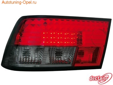 Фонари задние Opel Calibra красные и черные LED (светодиодные)