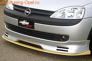 Накладка на бампер передний для Opel Corsa C в стиле GT