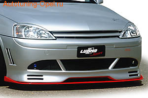 Бампер передний для Opel Corsa С в стиле GT/C2