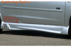 Пороги Opel Corsa С в стиле GT/C2
