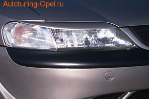Реснички на фары Opel Vectra B
