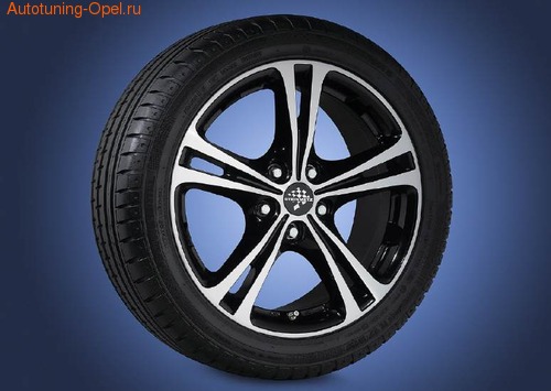 Диски литые R17 легкосплавные дизайн ST5 для Opel Astra H, Opel Corsa D, Opel Zafira B, Opel Zafira Tourer