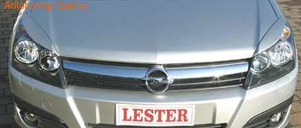 Реснички на фары Opel Astra H