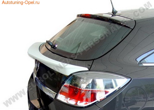 Спойлер на багажник Opel Astra H