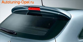 Спойлер на крышу Opel Corsa D, Opel Corsa E 3-х дверная в стиле OPC Line