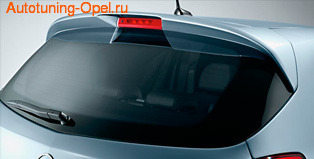 Спойлер на крышу Opel Corsa D 5-ти дверная в стиле OPC Line