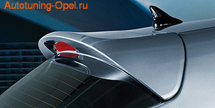 Спойлер на крышу Opel Astra J Хэтчбек в стиле OPC Line