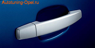 Накладки на дверные ручки Opel Astra H, Opel Zafira B в стиле OPC