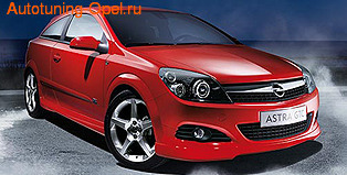 Обвес на Opel Astra H GTC от компании Opel в стиле OPC Line I