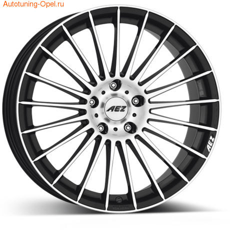 Диски литые R16 легкосплавные AEZ Valencia dark для Opel Astra J c бензиновыми двигателями 1,4 л и 1,6 л, дизельными двигателями 1,3 л