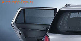 Защитные шторки на боковые окна Opel Astra H Хэтчбек
