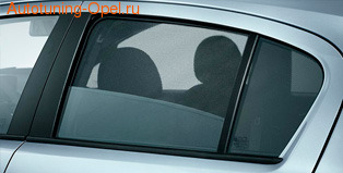Защитные шторки на боковые окна Opel Corsa D