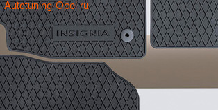Коврики в салон Opel Insignia Хэтчбек, Седан, Sports Tourer (дорестайлинг) резиновые