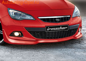 Накладка на бампер передний Opel Astra J GTC