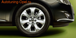 Диски литые R17 легкосплавные с покрытием Manoogian дизайн 7 лучей для Opel Astra J c бензиновыми двигателями 1,4 л, 1,4T л и 1,6 л, дизельными двигателями 1,3 л