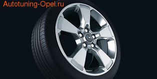 Диски литые R18 легкосплавные дизайн 5 лучей для Opel Antara