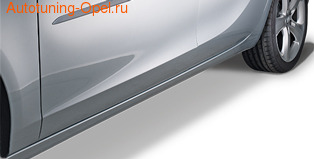 Боковые молдинги Opel Zafira Tourer под покраску