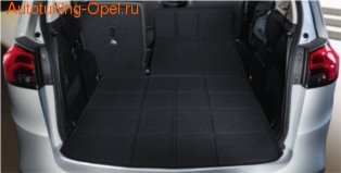 Ковровое покрытие в багажник Opel Zafira Tourer цвета какао