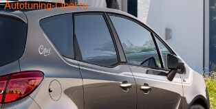 Акцентные полосы экстерьера Opel Meriva B серого цвета