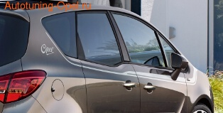 Акцентные полосы экстерьера Opel Meriva B серого цвета