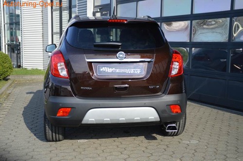 Глушитель Opel Mokka справа ко всем двигателям