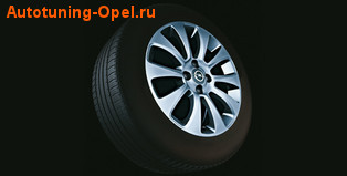 Диски литые R16 легкосплавные серебристые дизайн 10 лучей для Opel Corsa D 4х100