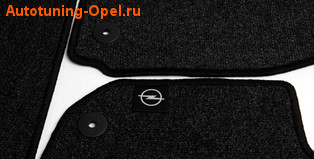 Коврики в салон Opel Zafira B ворсовые черные