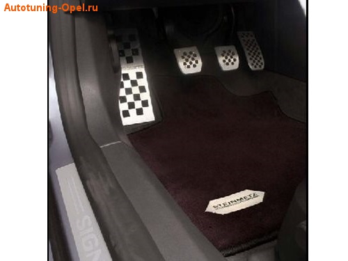 Коврики в салон Opel Zafira Tourer со стальным логотипом Steinmetz