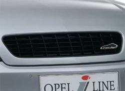 Решетка радиатора Opel Vectra C (дорестайлинг) черная