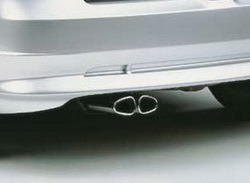 Глушитель со сдвоенной насадкой для Opel Astra G