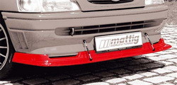 Накладка на бампер передний Opel Astra F (Тип B)