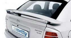 Спойлер задний Opel Astra G с третьим дополнительным стоп-сигналом