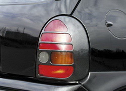 Накладки на фонари Opel Corsa B в стиле Carbon-Look