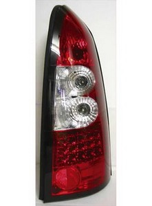 Фонари задние Opel Astra G красные прозрачные LED (светодиодные)