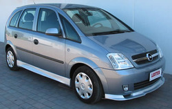 Обвес на Opel Meriva A до 2005 г.в. от компании Lester