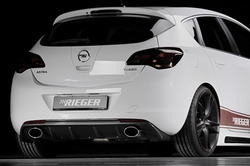 Глушитель Opel Astra J Хэтчбек, Седан, Sports Tourer на две стороны с двумя насадками