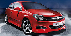 Обвес на Opel Astra H GTC от компании Opel в стиле OPC Line I