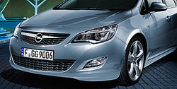 Обвес на Opel Astra J Хэтчбек (дорестайлинг) от компании Opel в стиле OPC Line I без выреза в бампере под глушитель