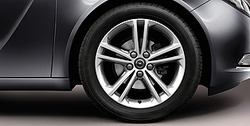 Диски литые R18 легкосплавные серебристые дизайн 5 двойных лучей для Opel Insignia