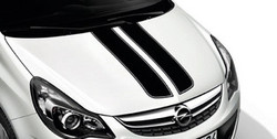 Акцентные полосы экстерьера Opel Corsa D 5-дверная Sapphire Black