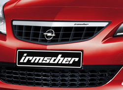 Решетка радиатора Opel Astra J Хэтчбек, Sports Tourer (дорестайлинг) с планкой в дизайне Alu-Optik