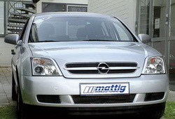 Реснички на фары Opel Vectra C