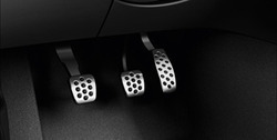 Накладки на педали Opel Astra J, Opel Insignia в стиле OPC Line из нержавеющей стали (для МКПП)